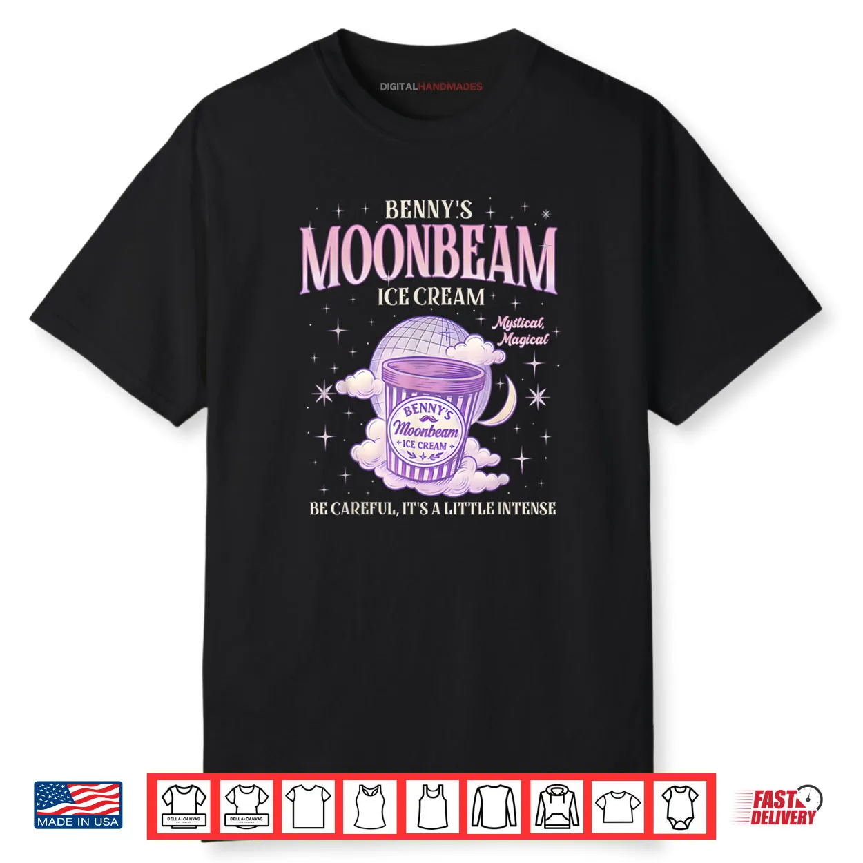 Moonbeam Ice Cream Truck Retro Double Scoop Popsicle Shirt Moonbeam Ice Cream Truck Retro Double Scoop Popsicle Shirt