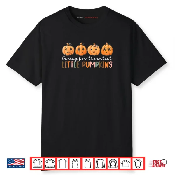 NICU Nurse Halloween Cutest Pumpkins Mother Baby Nurse Fall Shirt