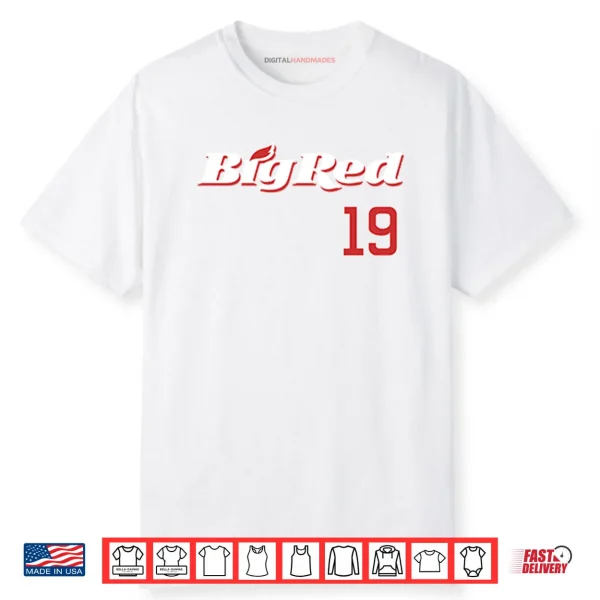Owen Caissie Big Red 19 Chicago Cubs Shirt
