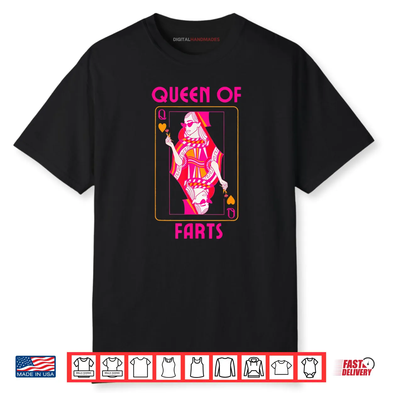 Queen of Farts Embarrassing Joke Adult Humor Shirt Queen of Farts Embarrassing Joke Adult Humor Shirt