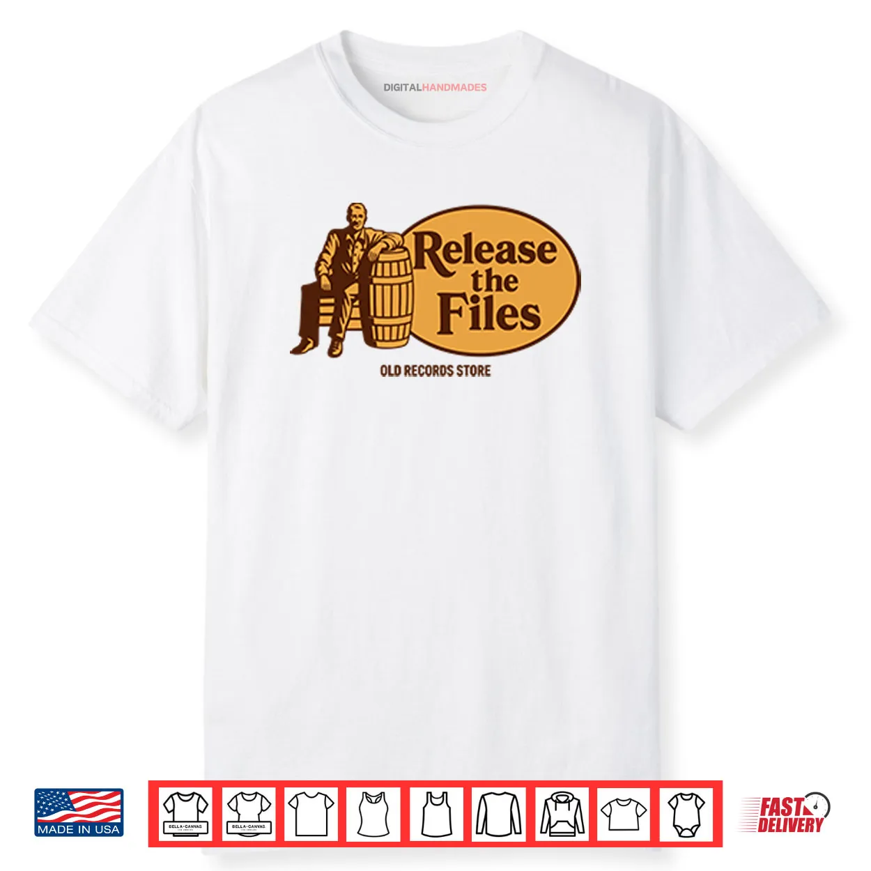 Release The Files Old Records Store Shirt Release The Files Old Records Store Shirt