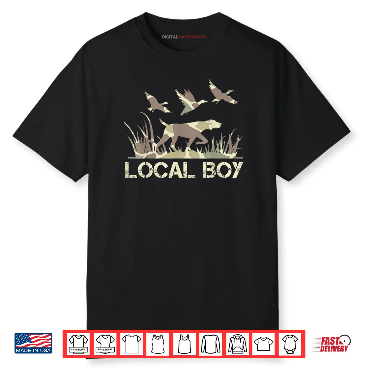 Retro Southern Boy Camouflage Hunting Dog Camo Duck Hunter Shirt Retro Southern Boy Camouflage Hunting Dog Camo Duck Hunter Shirt