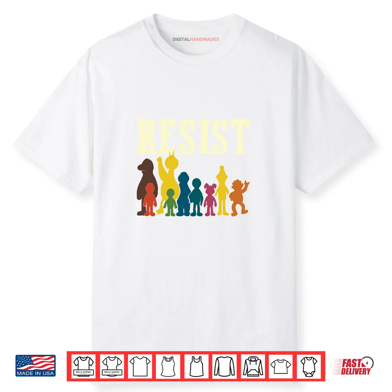 Save Resist Political Protest Rainbow Character Colours Shirt Save Resist Political Protest Rainbow Character Colours Shirt