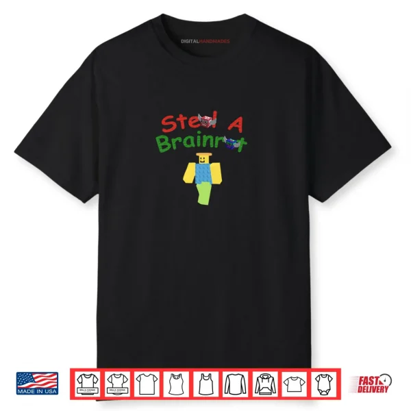 Steal A Brainrot Noobini Pizzanini Gamer Shirt
