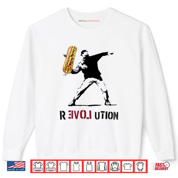 Assault With A Deli Weapon Flower Thrower Parody Shirt 1 Sweatshirt Assault With A Deli Weapon Flower Thrower Parody Shirt