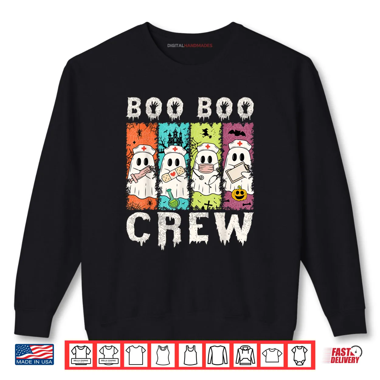 Boo Boo Crew Nurse Halloween Ghosts Shirt Boo Boo Crew Nurse Halloween Ghosts Shirt