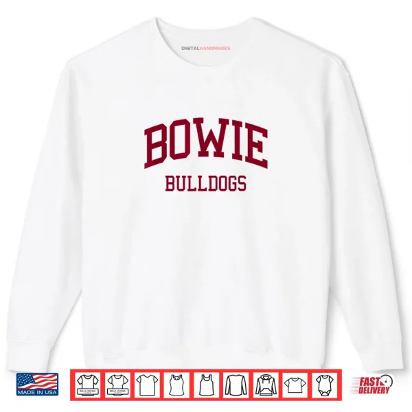 Sweatshirt Bowie High School HS Bowie MD Retro Sports Shirt