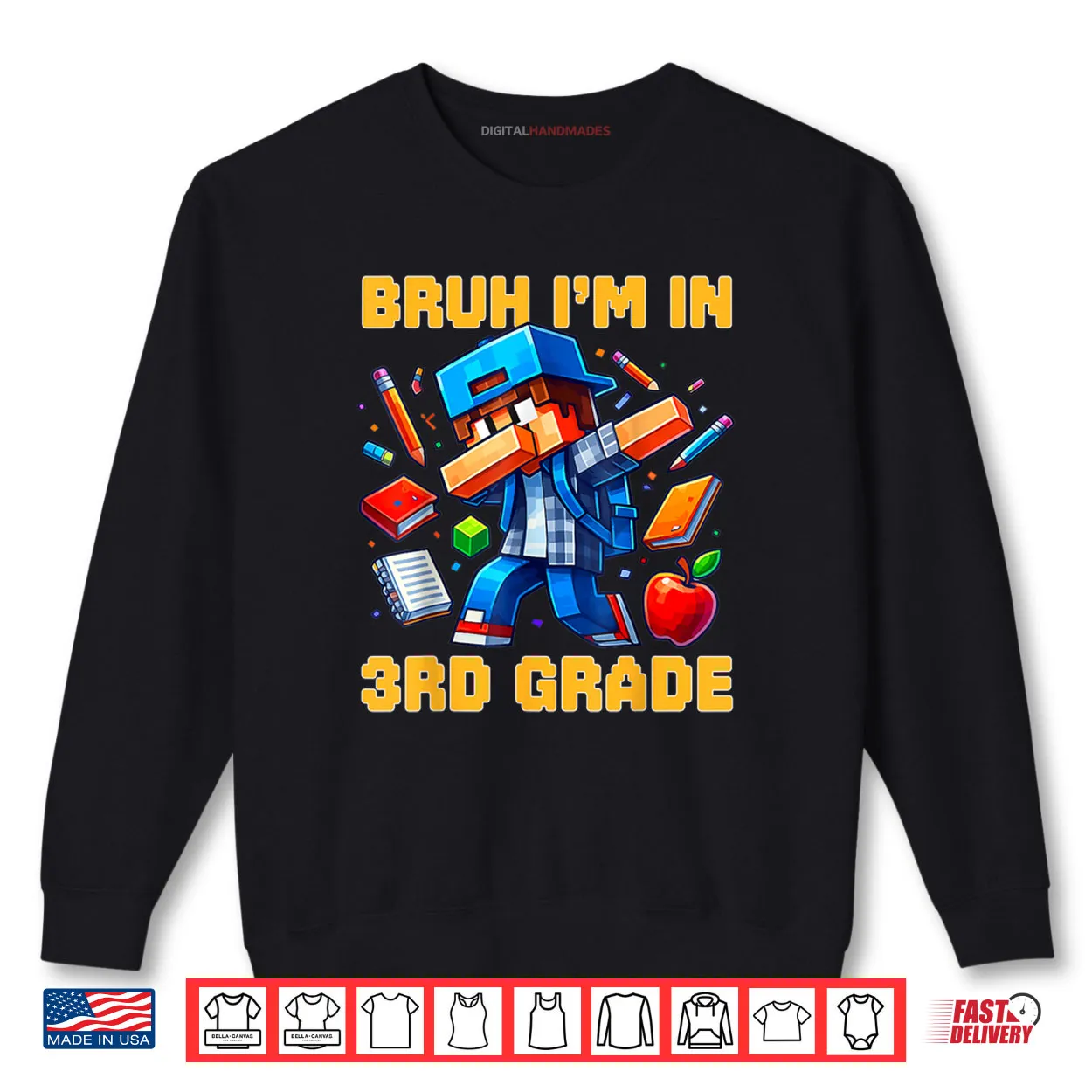 Bruh I’m in 3rd Grade Dabbing Boys Kids Gamer Back To School Shirt Bruh I’m in 3rd Grade Dabbing Boys Kids Gamer Back To School Shirt