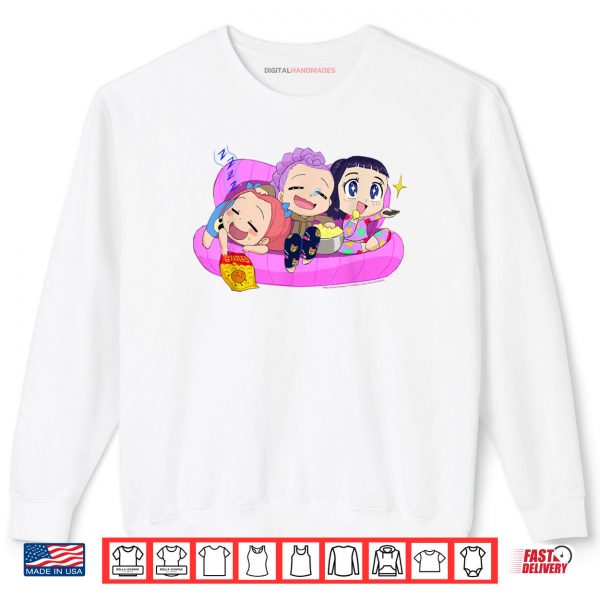 Chibi Huntrix Relaxing in The Couch Shirt 1 Sweatshirt Chibi Huntrix Relaxing in The Couch Shirt