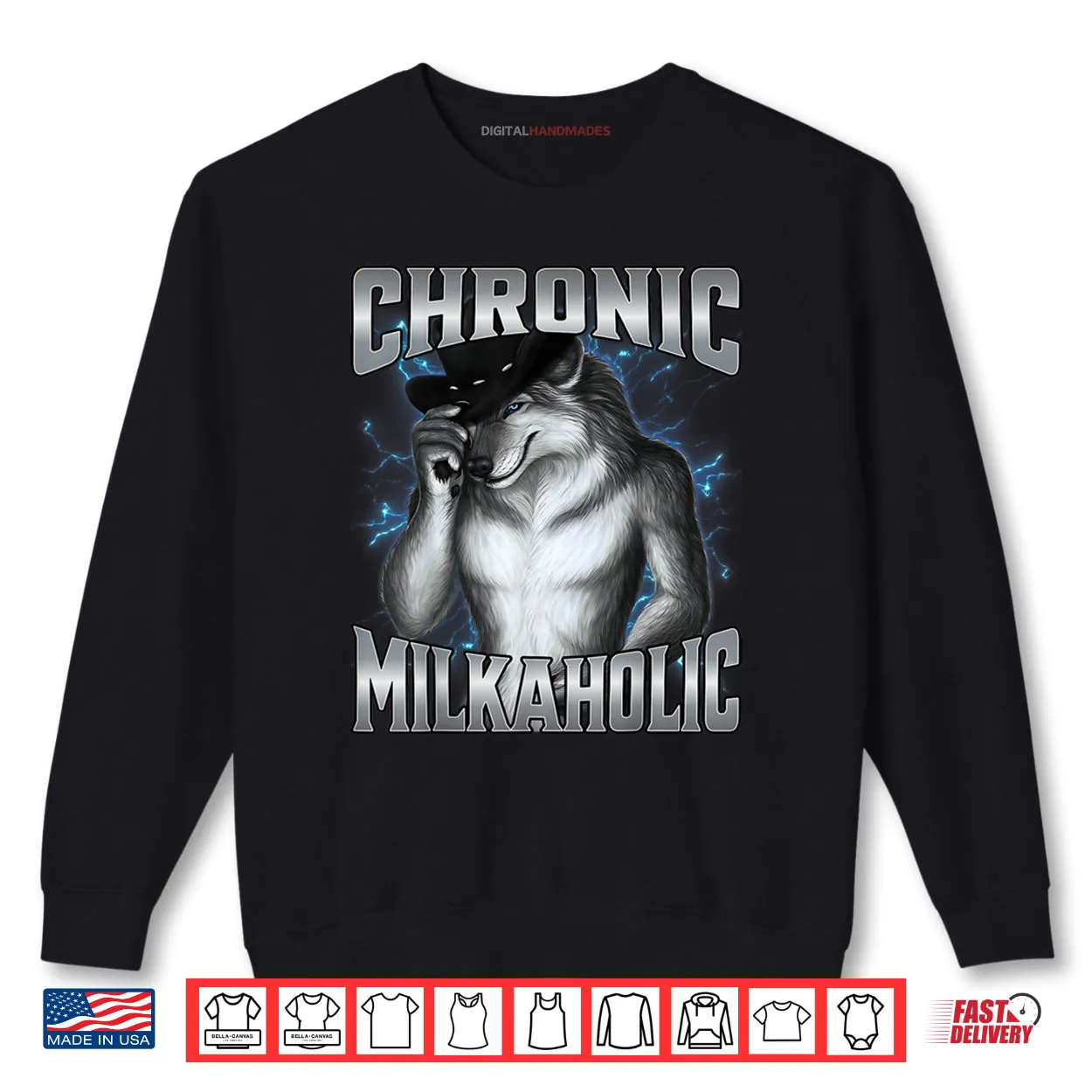 Chronic Milkaholic Cringe Alpha Werewolf Meme Shirt Chronic Milkaholic Cringe Alpha Werewolf Meme Shirt