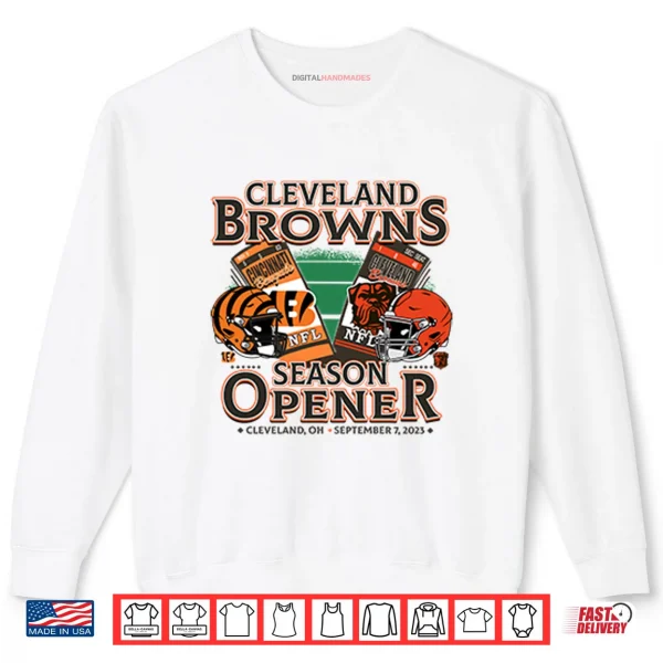 Cleveland Browns Season Opener Shirt 1 Sweatshirt Cleveland Browns Season Opener Shirt