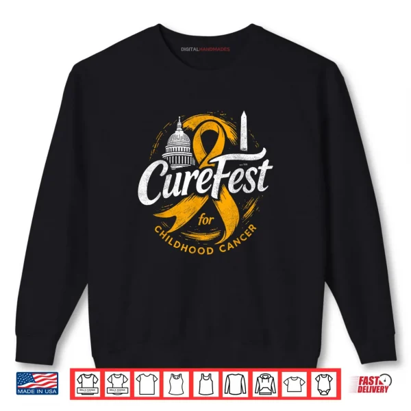 Sweatshirt CureFest for Childhood Cancer 2025 for Dark Fabric Shirt