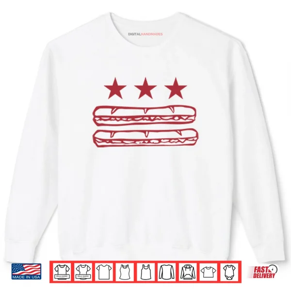 DC Flag Sub Sandwich Shirt 1 Sweatshirt DC Flag Sub Sandwich Shirt