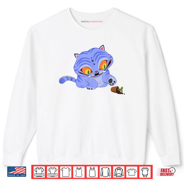 Sweatshirt Derpy Playing with Plant Vase Shirt