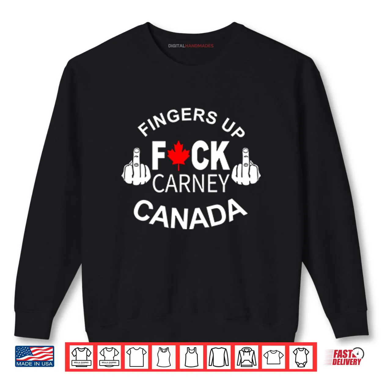 Fingers Up Fuck Carney Canada Shirt Fingers Up Fuck Carney Canada Shirt