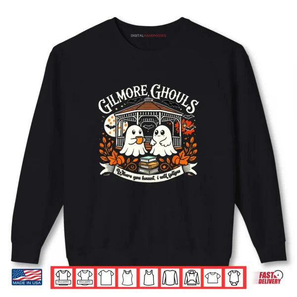 Sweatshirt Gilmore Cozy Ghouls Ghost Parody Halloween Fall for Gilmore Shirt