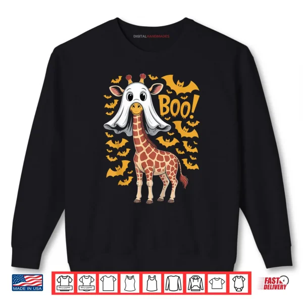 Sweatshirt Giraffe Boo Halloween Costume Shirt