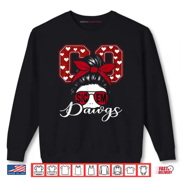 Go Dawgs Funny Sic Em Retro Shirt 1 Sweatshirt Go Dawgs Funny Sic Em Retro Shirt