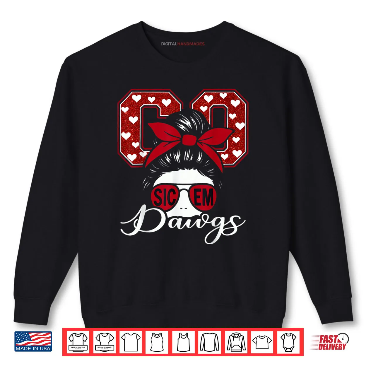 Go Dawgs Funny Sic Em Retro Shirt Go Dawgs Funny Sic Em Retro Shirt