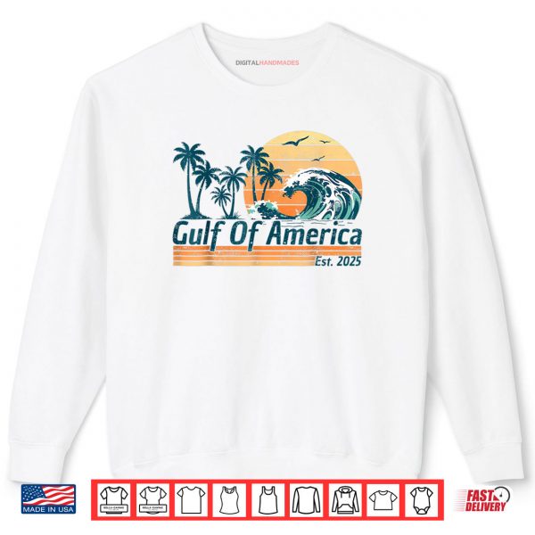 Sweatshirt Gulf of America Beach Coastal Vintage USA Shirt