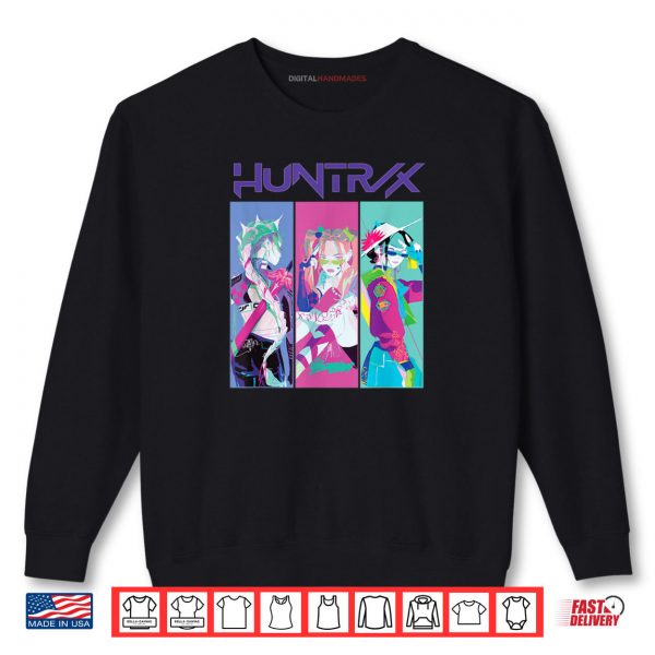 Sweatshirt HUNTRIX Girls Cyberpunk Style K Pop Demon Hunter Shirt