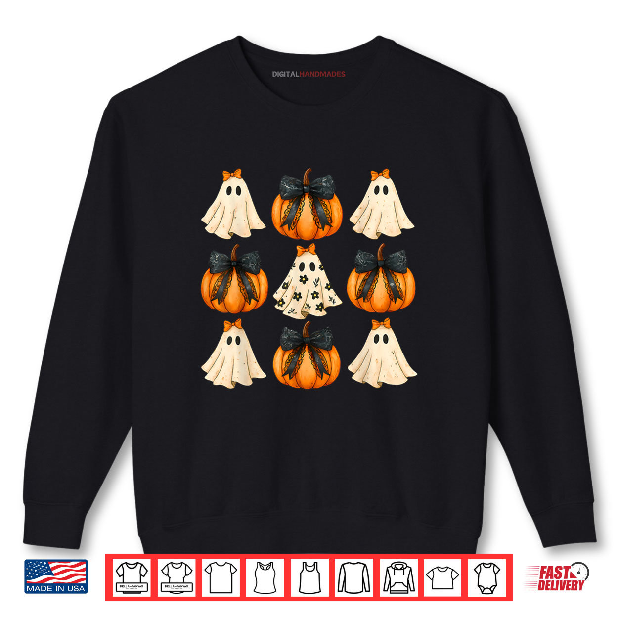 Halloween Coquette Bow Pumpkin Ghost Spooky Boo Shirt Halloween Coquette Bow Pumpkin Ghost Spooky Boo Shirt