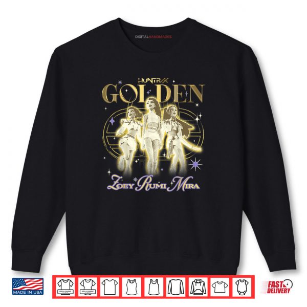 Huntrix Golden Zoey Rumi Mira Retro Shirt 1 Sweatshirt Huntrix Golden Zoey Rumi Mira Retro Shirt