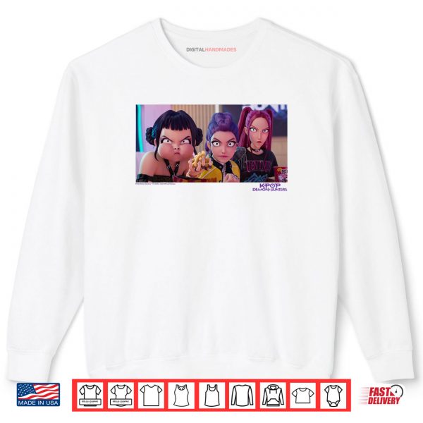 Sweatshirt Huntrix Interrupted Snack Time Scene Shirt