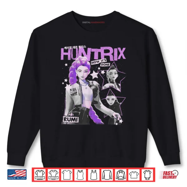 Sweatshirt Huntrix Rumi How Its Done Retro Poster Shirt