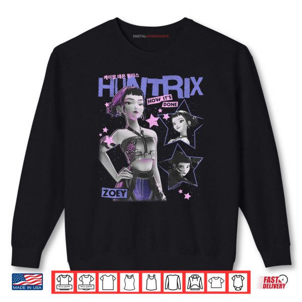 Sweatshirt Huntrix Zoey How Its Done Retro Poster Shirt