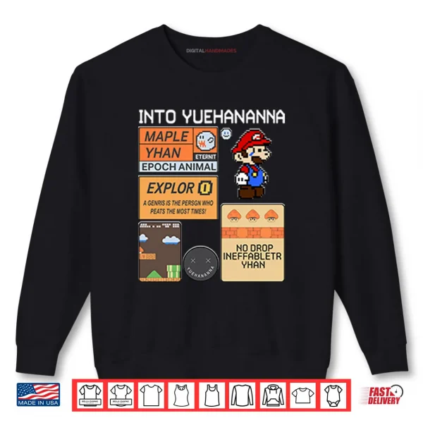 Sweatshirt Into Yuehananna Super Mario Bros Shirt