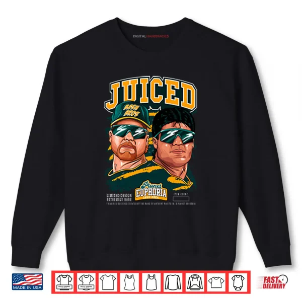 Sweatshirt Juiced Bash Bros Mark McGwire And Jose Canseco Shirt