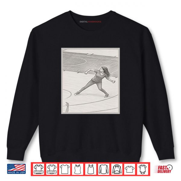 Kelsey Plum Throwing Shirt 1 Sweatshirt Kelsey Plum Throwing Shirt