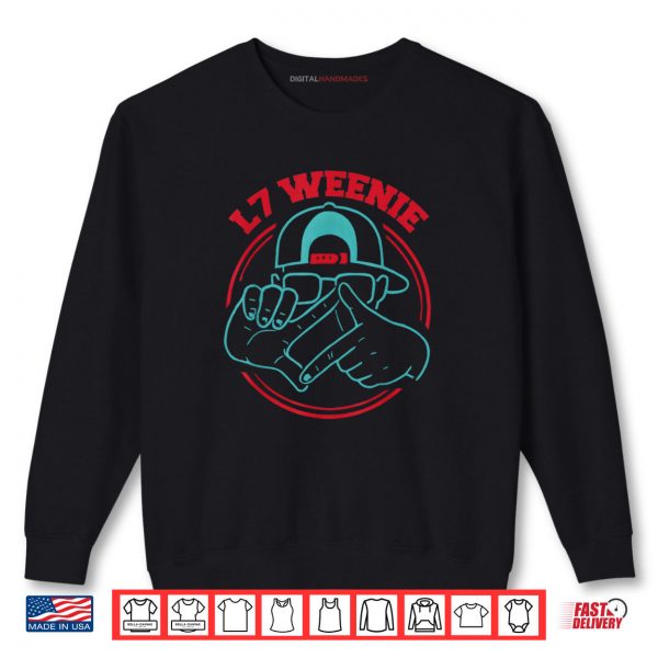 Sweatshirt L7 Weenie Funny Baseball Softball Shirt