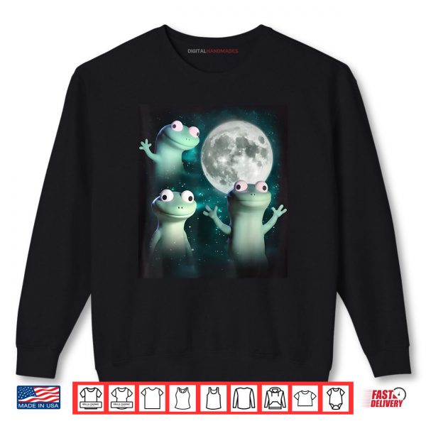 Sweatshirt Lizard Lizard Lizard Funny Lizard Moon Shirt