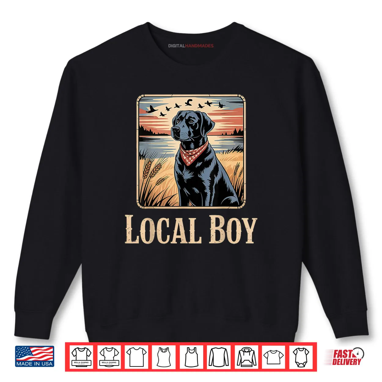 Local Boy Black Lab Hunting Dog Shirt Local Boy Black Lab Hunting Dog Shirt