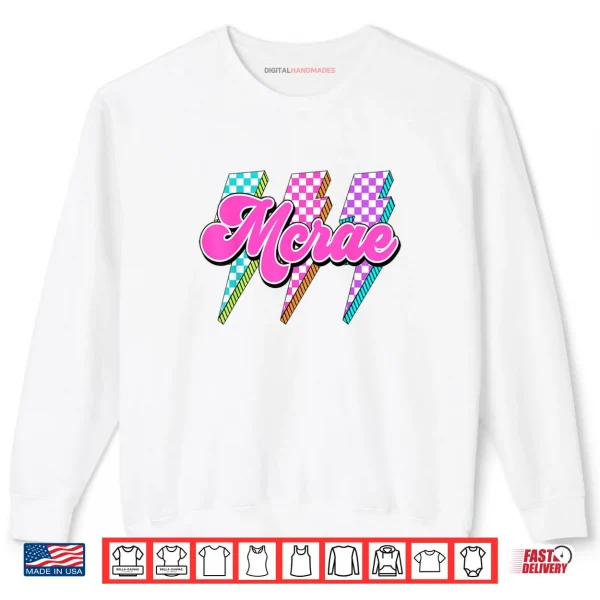 McRae Lightning Bolt Checkered I Love McRae 80's Vintage Shirt 1 Sweatshirt McRae Lightning Bolt Checkered I Love McRae 80s Vintage Shirt