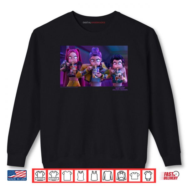 Sweatshirt Mira Rumi Zoey Eating Ramyeon Angrily Shirt