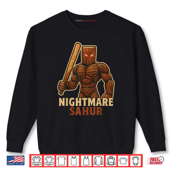 Nightmare Sahur Italian Brainrot Shirt 1 Sweatshirt Nightmare Sahur Italian Brainrot Shirt