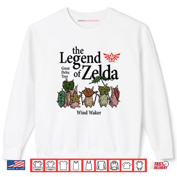 Nintendo The Legend Of Zelda The Wind Waker Korok Shirt 1 Sweatshirt Nintendo The Legend Of Zelda The Wind Waker Korok Shirt