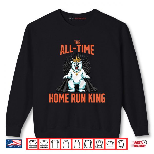 Pete Alonso Mets Polar Bear Home Run King Shirt 1 Sweatshirt Pete Alonso Mets Polar Bear Home Run King Shirt