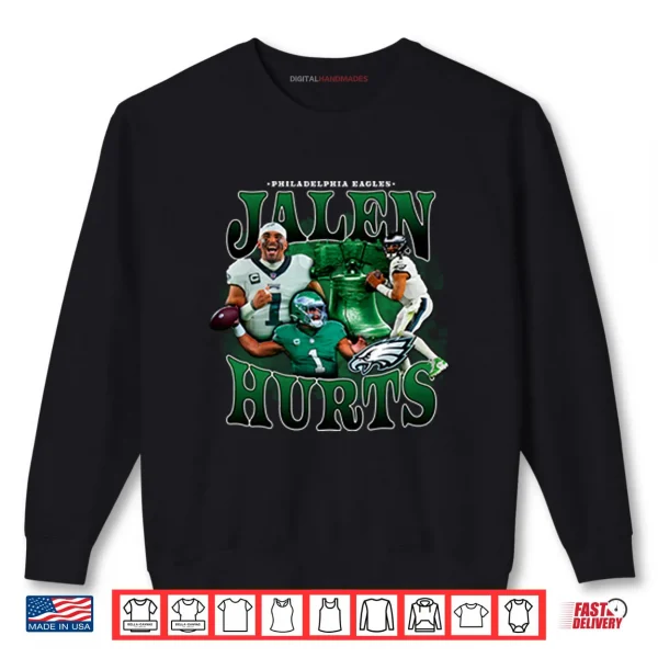Philadelphia Eagles Jalen Hurts Shirt 1 Sweatshirt Philadelphia Eagles Jalen Hurts Shirt