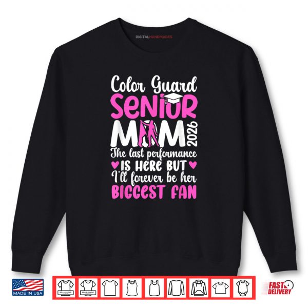 Sweatshirt Proud Color Guard Senior Mom 2026 Senior Color Guard Mama Shirt