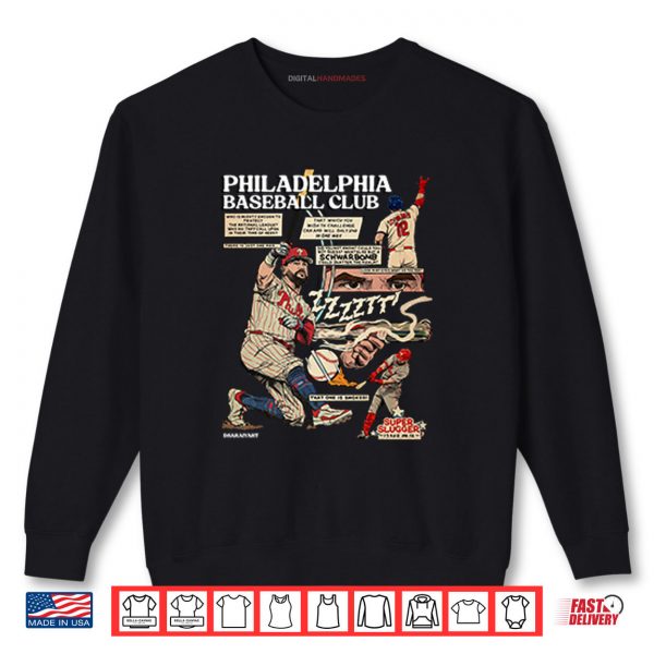 Sweatshirt Schwarbomb Comic Philadelphia Baseball Club Shirt