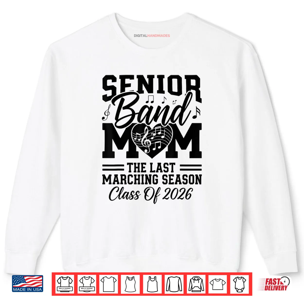 Senior Band Mom 2026 The Last Marching Season Class of 2026 Shirt Senior Band Mom 2026 The Last Marching Season Class of 2026 Shirt