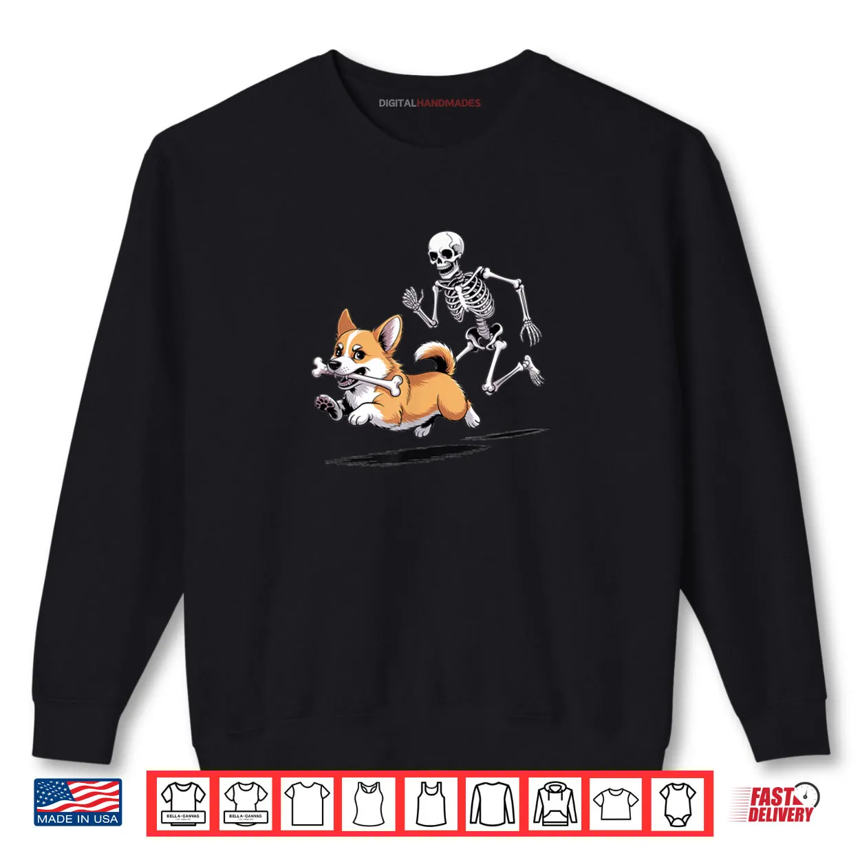 Skeleton Chasing Corgi Halloween Dog Mom Pet Lover Shirt Skeleton Chasing Corgi Halloween Dog Mom Pet Lover Shirt