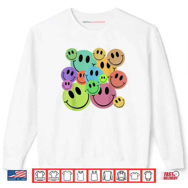 Sweatshirt Smile Face Vintage Trendy Shirt