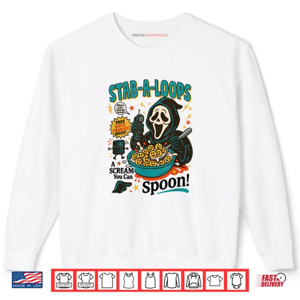 Stab A Loops Horror Cereal Box Halloween Killer Breakfast Shirt 1 Sweatshirt Stab A Loops Horror Cereal Box Halloween Killer Breakfast Shirt