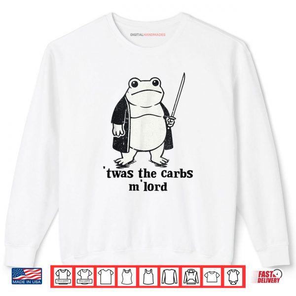 TWAS The Carbs M Lord Medieval Frog Shirt 1 Sweatshirt TWAS The Carbs M Lord Medieval Frog Shirt