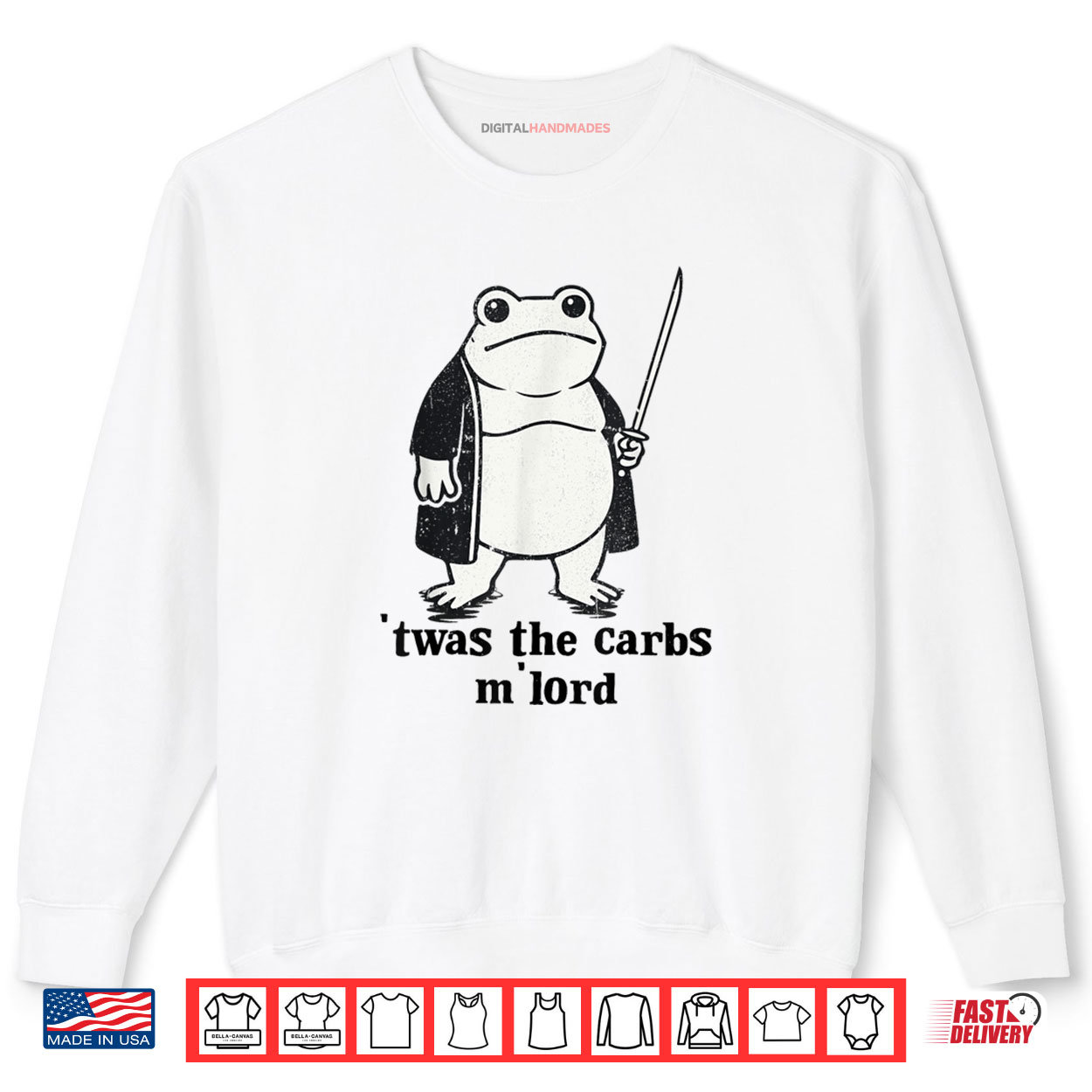 TWAS The Carbs M Lord Medieval Frog Shirt TWAS The Carbs M Lord Medieval Frog Shirt